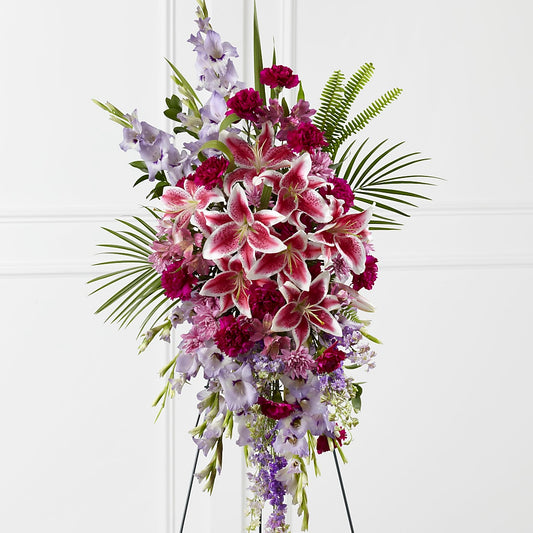 Tender Touch Standing Spray – BERMAN'S FLOWERS, Kingsburg CA