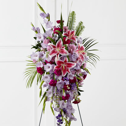 Tender Touch Standing Spray – BERMAN'S FLOWERS, Kingsburg CA