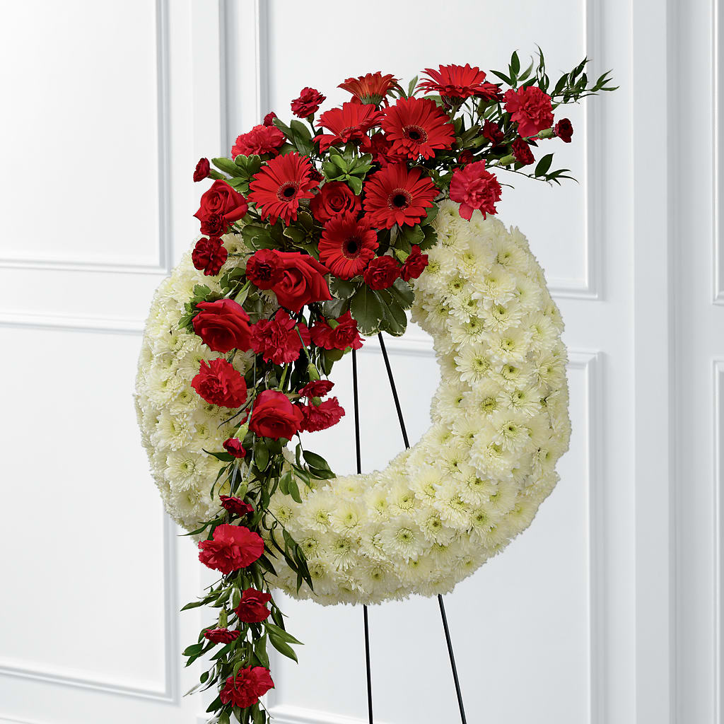 Graceful Tribute Wreath – BERMAN'S FLOWERS, Kingsburg CA