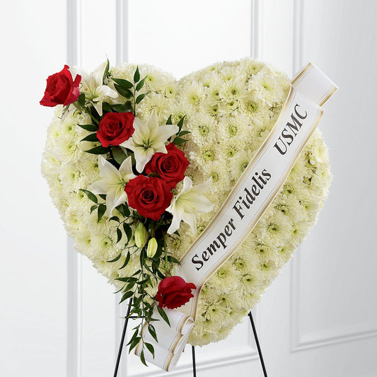 Heartfelt Hero Standing Heart – BERMAN'S FLOWERS, Kingsburg CA