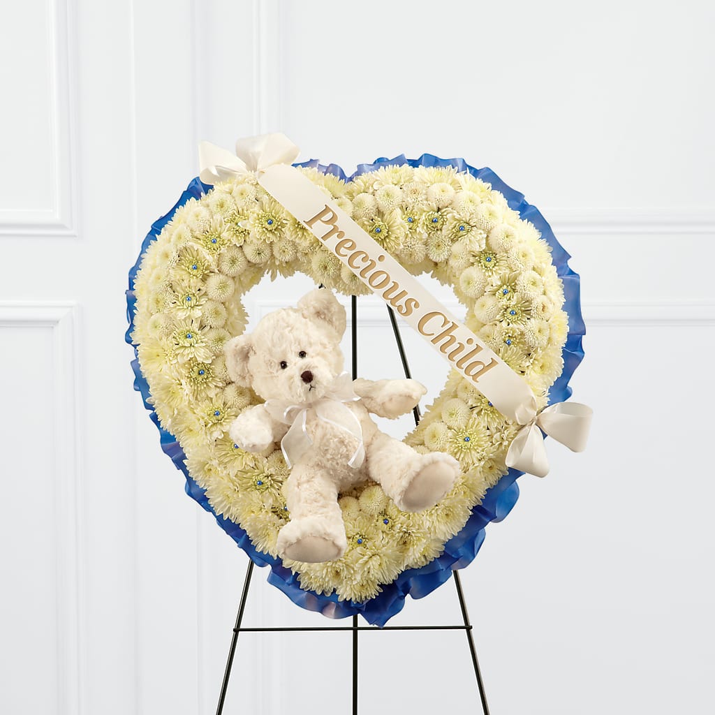 Precious Child Standing Heart – BERMAN'S FLOWERS, Kingsburg CA