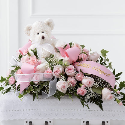 Touch of Sympathy Casket Spray – BERMAN'S FLOWERS, Kingsburg CA