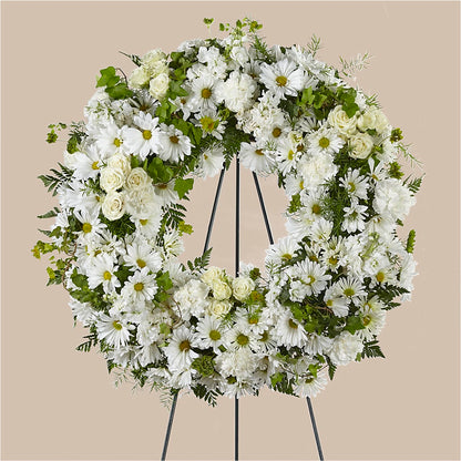 Faithful Wishes Wreath – BERMAN'S FLOWERS, Kingsburg CA