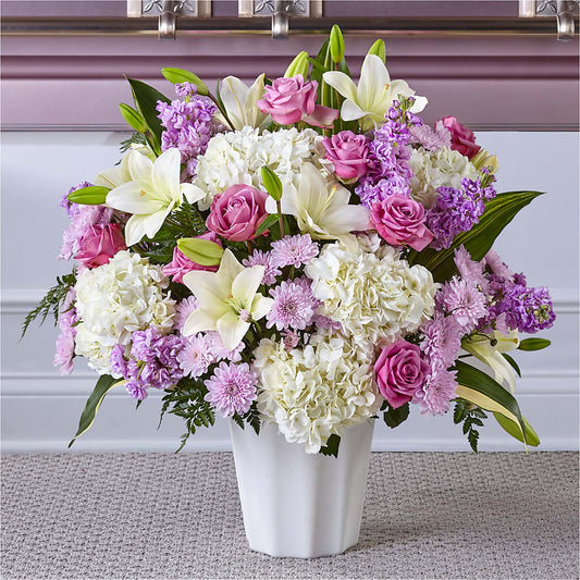 Heaven Sent Floor Basket – BERMAN'S FLOWERS, Kingsburg CA