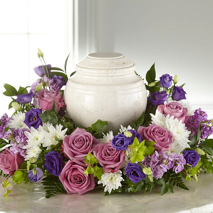 Blooming Sympathy Cremation Adornment – BERMAN'S FLOWERS, Kingsburg CA