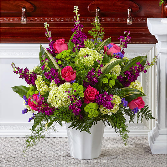 Beautiful Horizons Floor Basket – BERMAN'S FLOWERS, Kingsburg CA