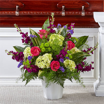 Beautiful Horizons Floor Basket – BERMAN'S FLOWERS, Kingsburg CA