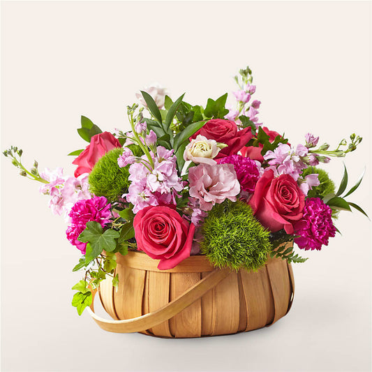 Radiance in Bloom Basket – BERMAN'S FLOWERS, Kingsburg CA