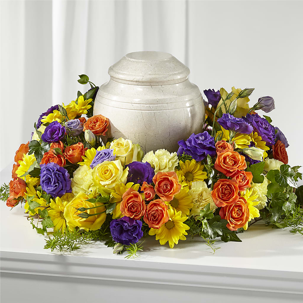Blossoms of Remembrance Cremation Adornment – BERMAN'S FLOWERS, Kingsburg CA