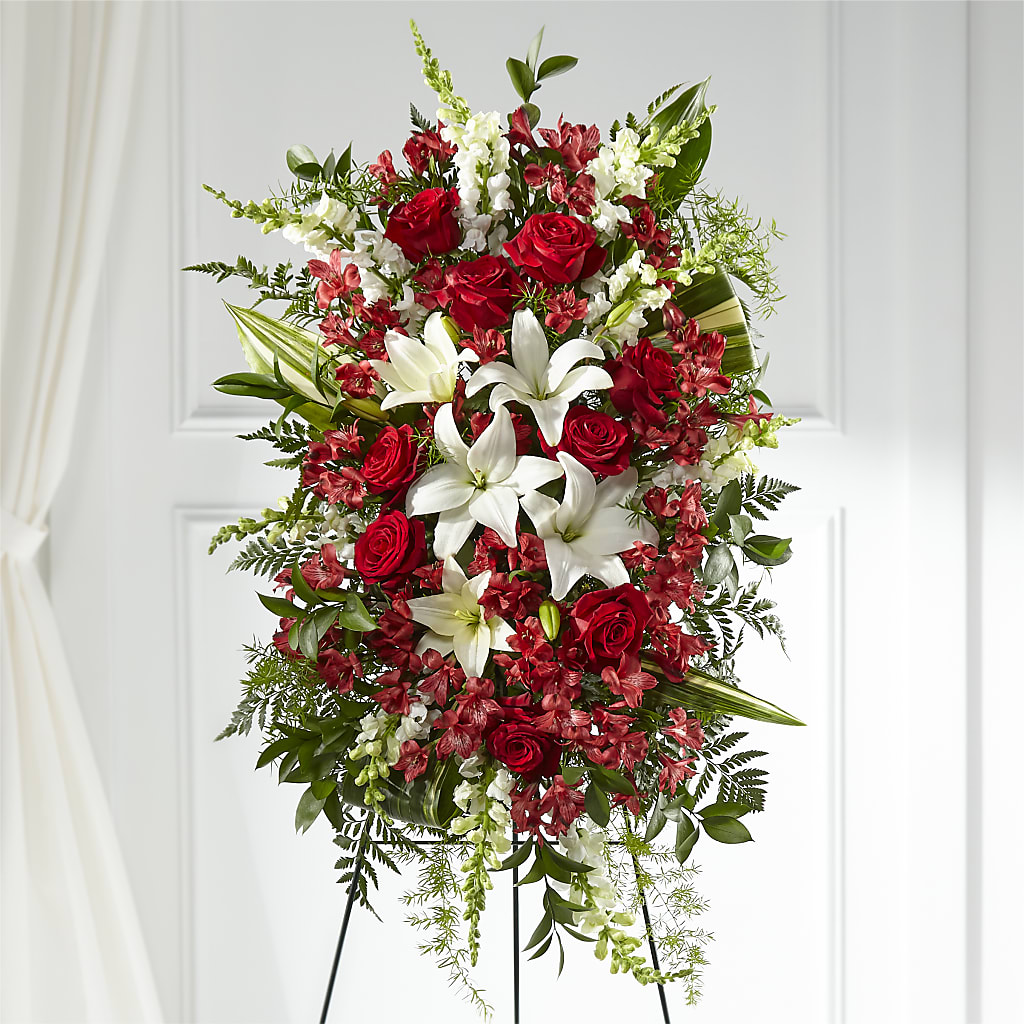 Everlasting Memory Standing Spray – BERMAN'S FLOWERS, Kingsburg CA