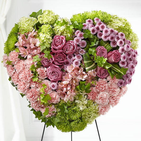 Heartwarming Standing Heart – BERMAN'S FLOWERS, Kingsburg CA