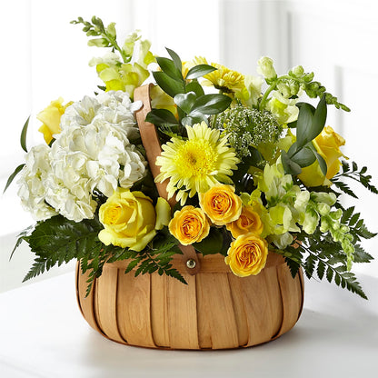 Rustic Remembrance Basket – BERMAN'S FLOWERS, Kingsburg CA