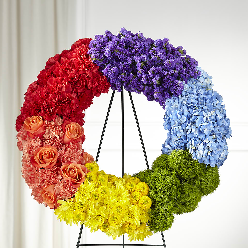 Circle of Love Wreath – BERMAN'S FLOWERS, Kingsburg CA