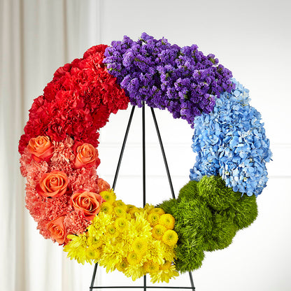 Circle of Love Wreath – BERMAN'S FLOWERS, Kingsburg CA