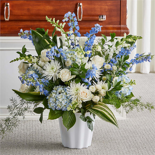 Everlasting Memories Floor Basket – BERMAN'S FLOWERS, Kingsburg CA