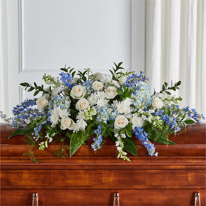 Timeless Essence Casket Spray – BERMAN'S FLOWERS, Kingsburg CA