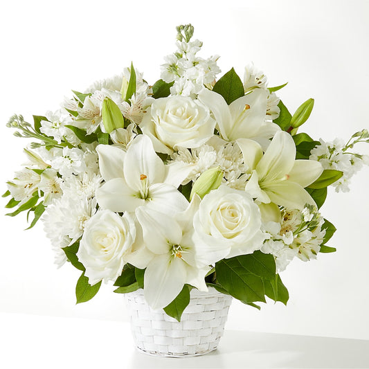 Peaceful Reflections Arrangement – BERMAN'S FLOWERS, Kingsburg CA