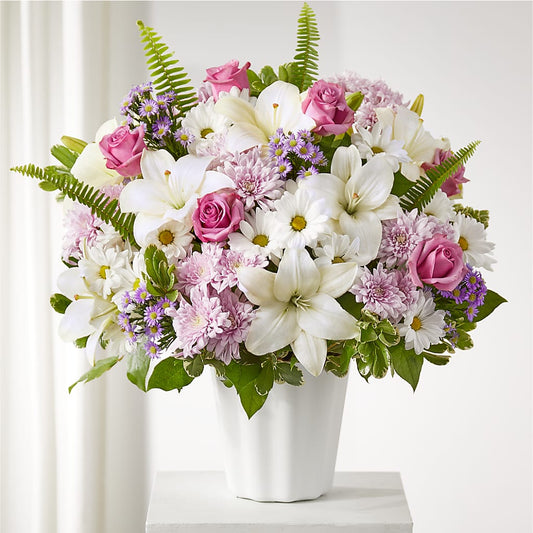 Warmest Thoughts Tabletop Basket – BERMAN'S FLOWERS, Kingsburg CA