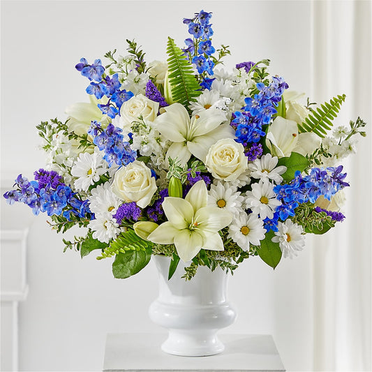 Expressions of Hope Urn Arrangement – BERMAN'S FLOWERS, Kingsburg CA