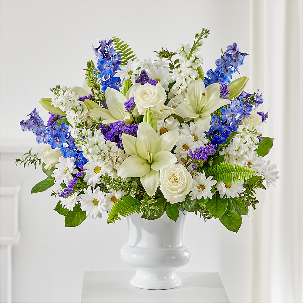 Expressions of Hope Urn Arrangement – BERMAN'S FLOWERS, Kingsburg CA