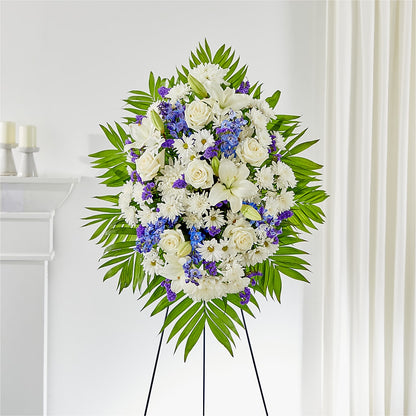 At Rest Standing Spray – BERMAN'S FLOWERS, Kingsburg CA