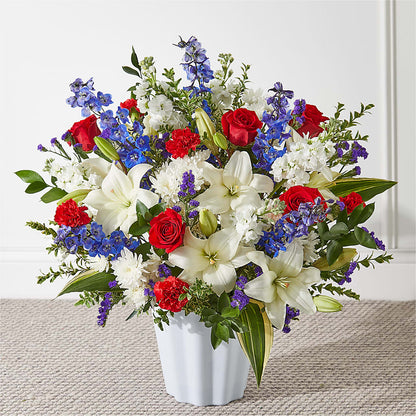 Consoled Floor Basket – BERMAN'S FLOWERS, Kingsburg CA