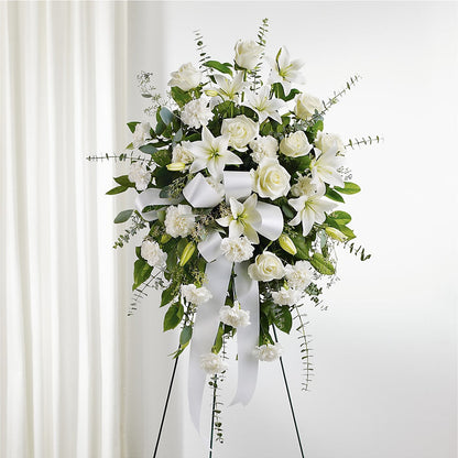 With Care Standing Spray – BERMAN'S FLOWERS, Kingsburg CA