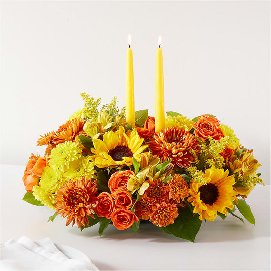 Autumn Harmony Centerpiece – BERMAN'S FLOWERS, Kingsburg CA
