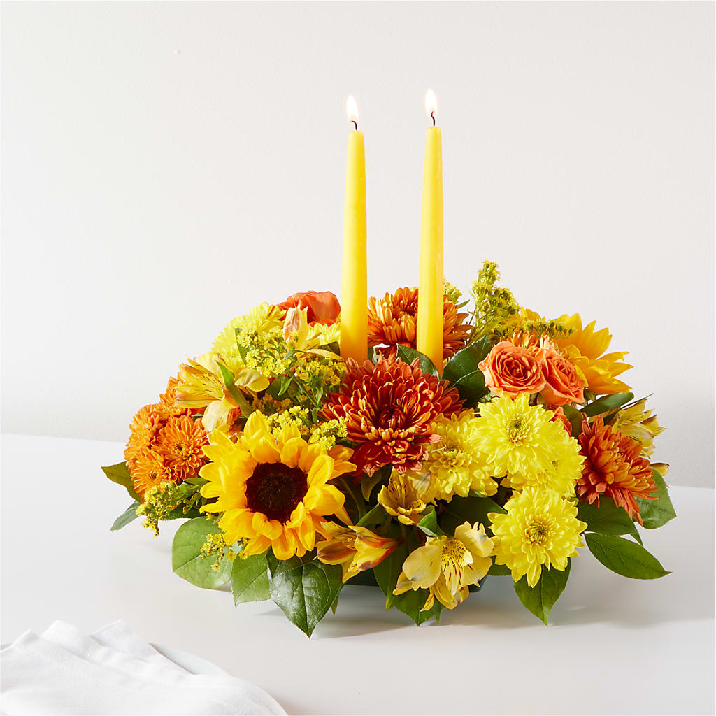 Autumn Harmony Centerpiece – BERMAN'S FLOWERS, Kingsburg CA