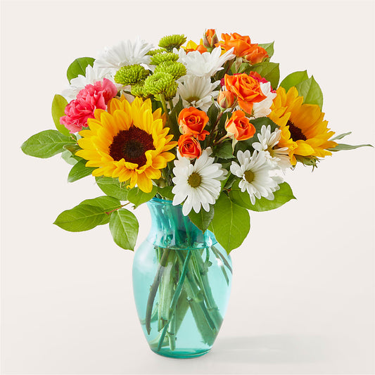 Sun-drenched Blooms Bouquet – BERMAN'S FLOWERS, Kingsburg CA