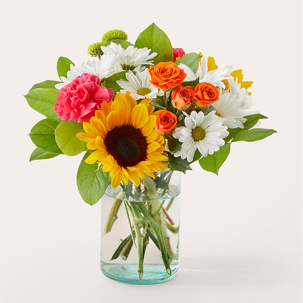 Sun-drenched Blooms Bouquet – BERMAN'S FLOWERS, Kingsburg CA