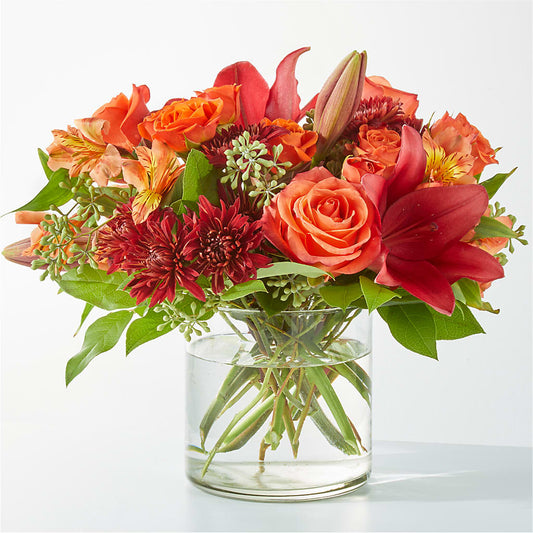 Crimson Leaves Bouquet – BERMAN'S FLOWERS, Kingsburg CA