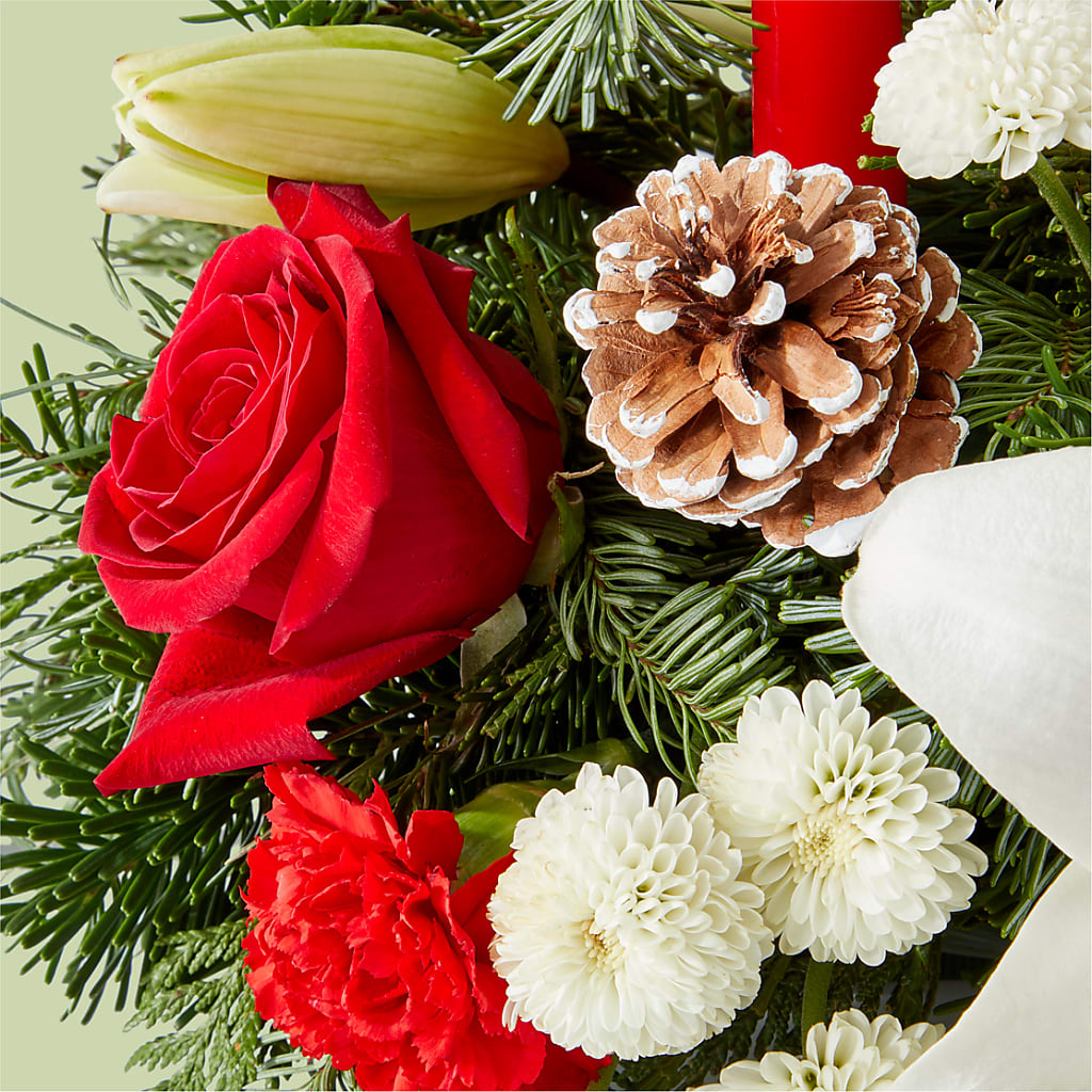 Seasonal Festivities Centerpiece – BERMAN'S FLOWERS, Kingsburg CA