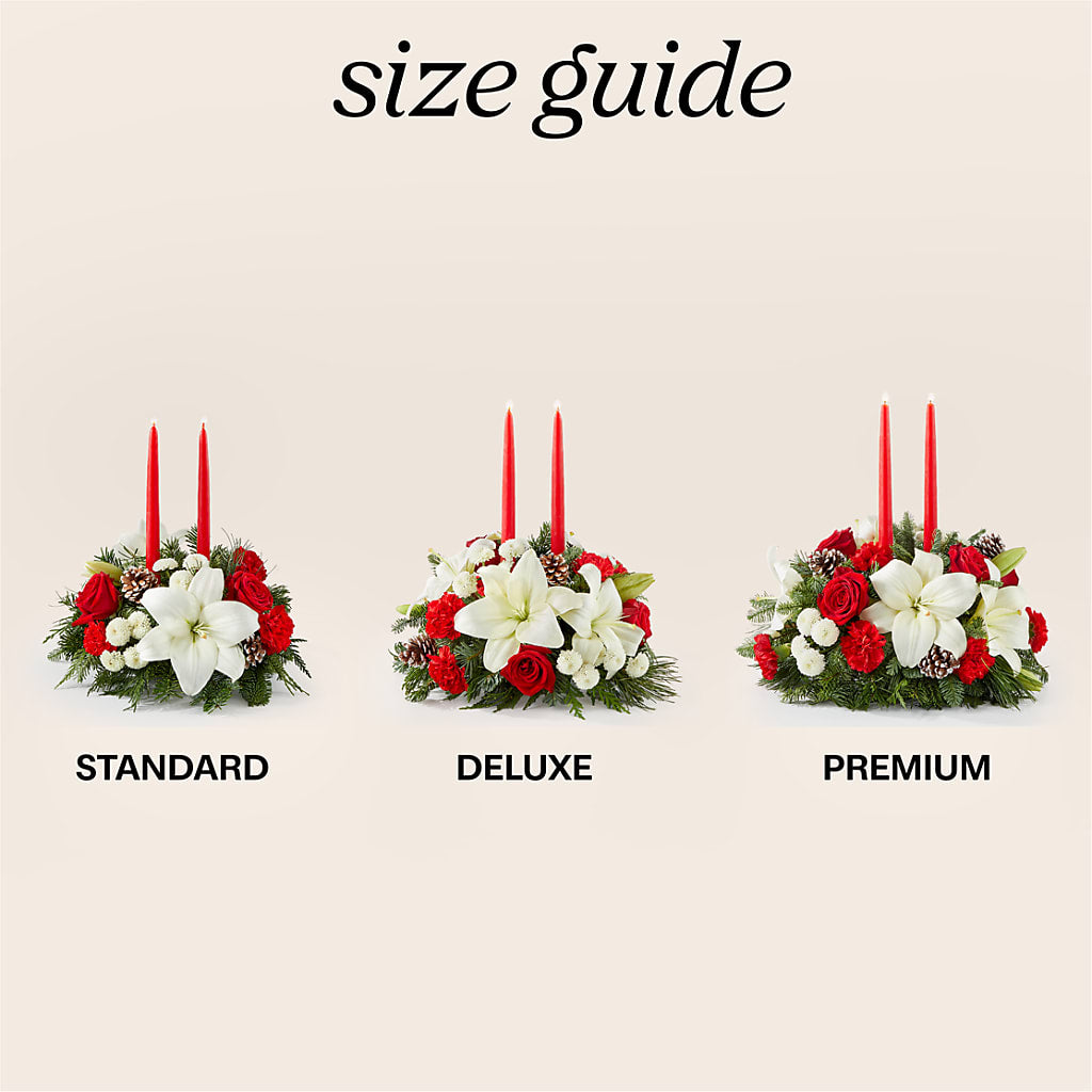 Seasonal Festivities Centerpiece – BERMAN'S FLOWERS, Kingsburg CA
