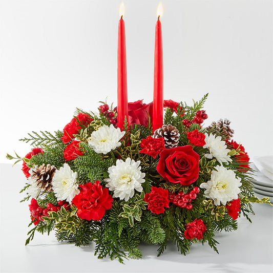 Holiday Soiree Centerpiece – BERMAN'S FLOWERS, Kingsburg CA