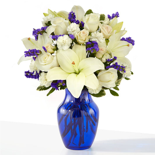 Sapphire Rush Bouquet – BERMAN'S FLOWERS, Kingsburg CA