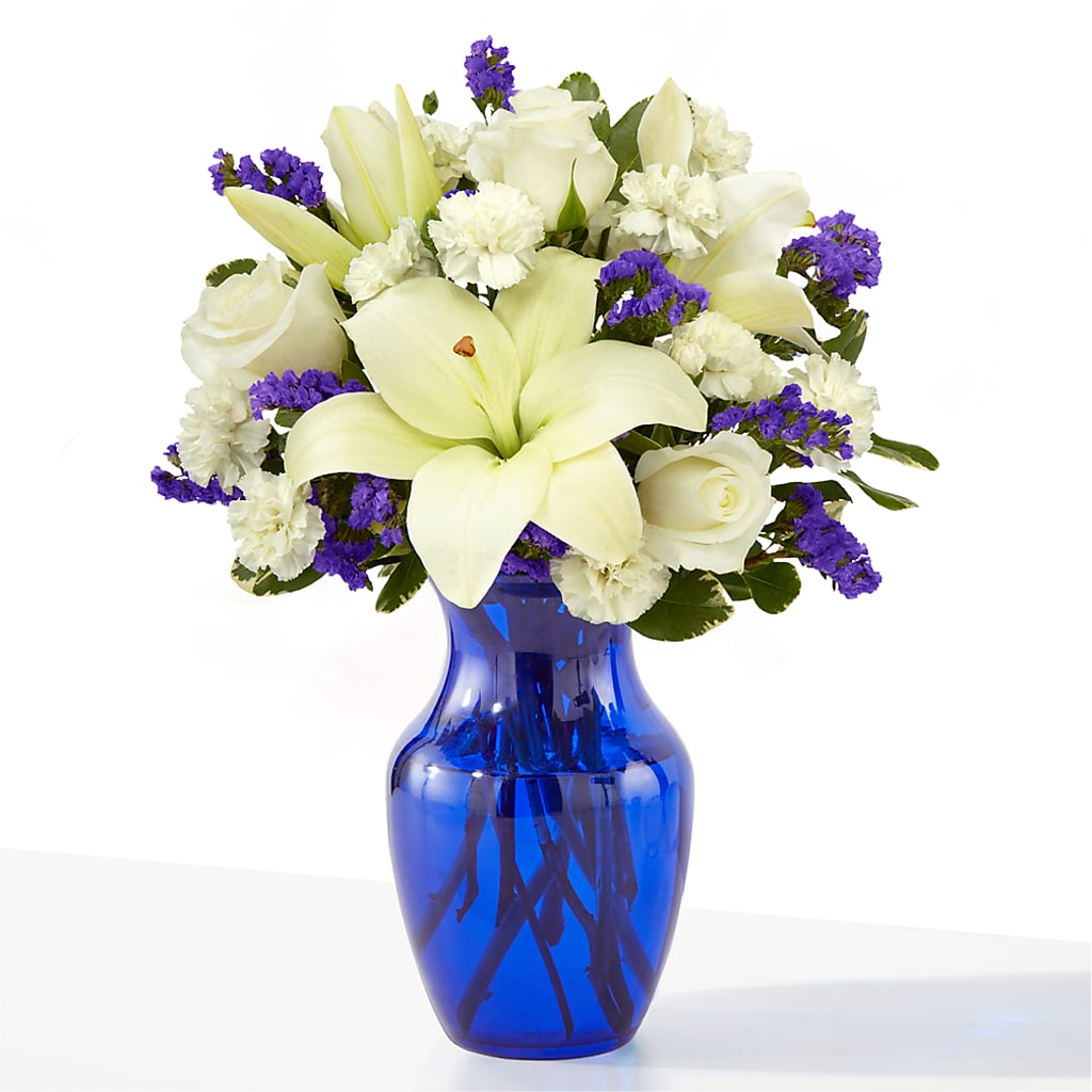 Sapphire Rush Bouquet – BERMAN'S FLOWERS, Kingsburg CA