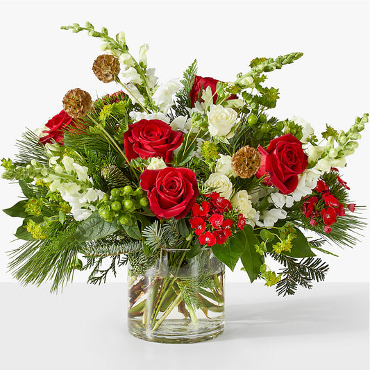 Deck the Halls Bouquet – BERMAN'S FLOWERS, Kingsburg CA