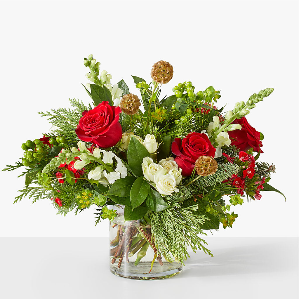 Deck the Halls Bouquet – BERMAN'S FLOWERS, Kingsburg CA