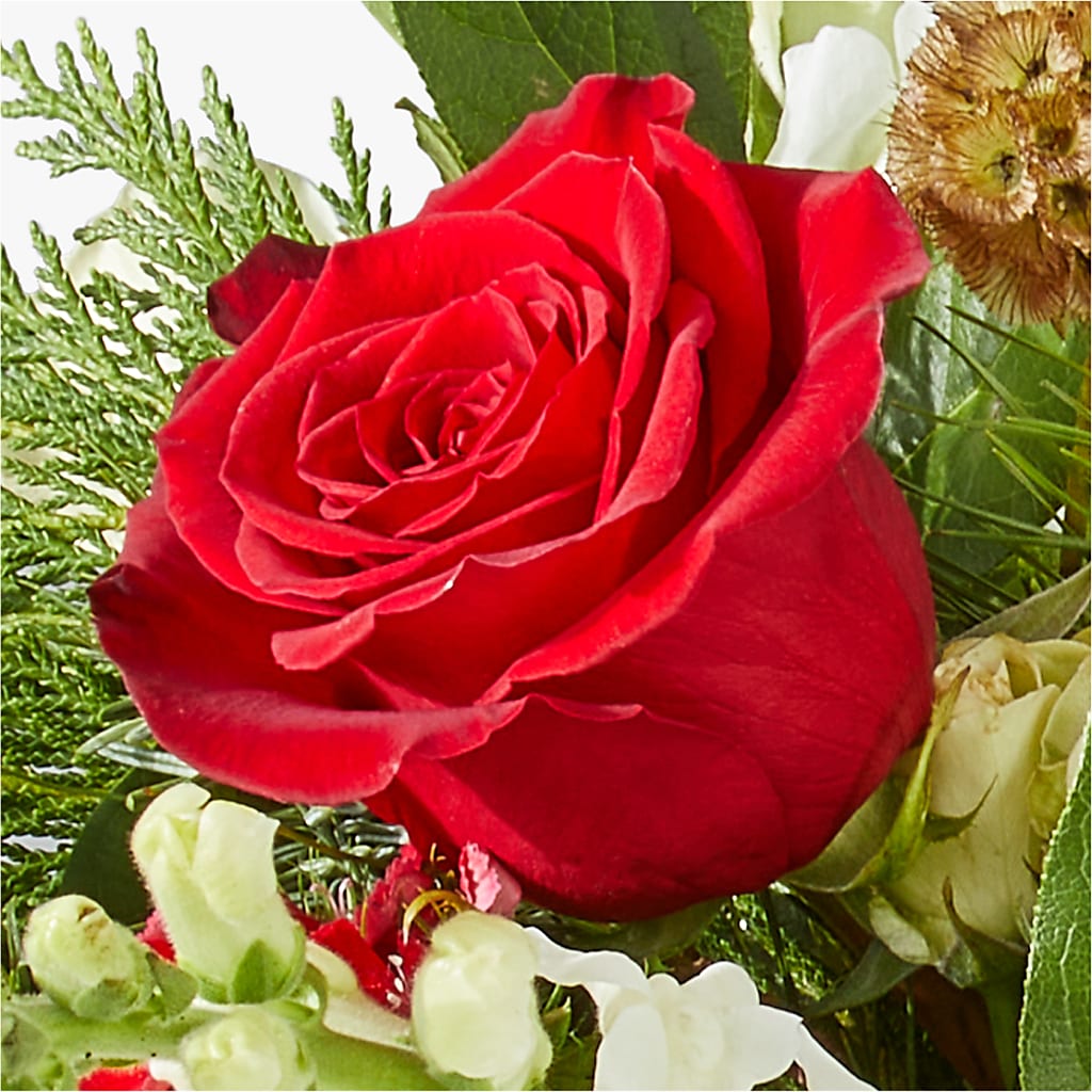 Deck the Halls Bouquet – BERMAN'S FLOWERS, Kingsburg CA