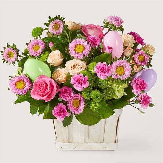 Get Eggcited Basket – BERMAN'S FLOWERS, Kingsburg CA