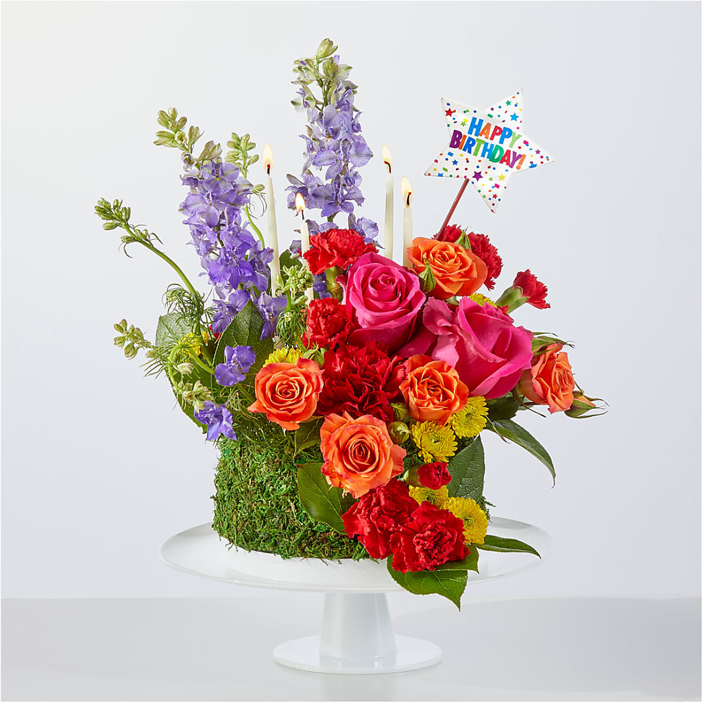 Best Year Yet Floral Cake – BERMAN'S FLOWERS, Kingsburg CA