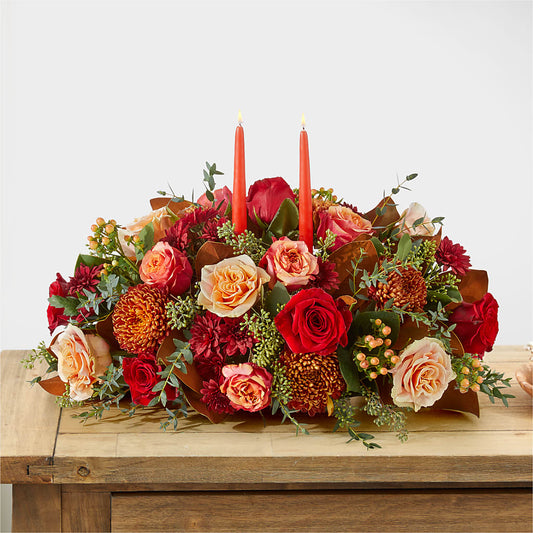 Gather Near Centerpiece – BERMAN'S FLOWERS, Kingsburg CA