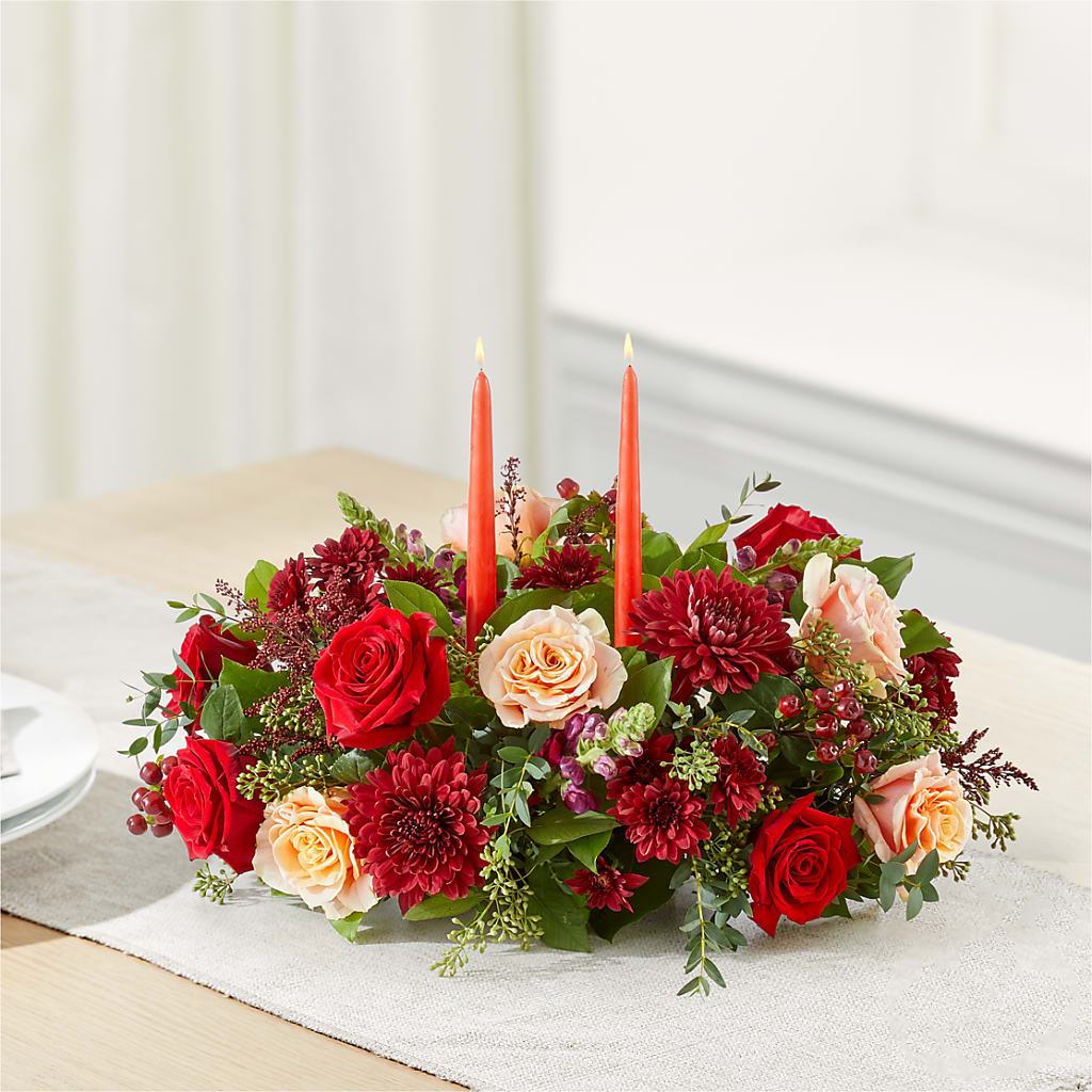 Most Thankful Centerpiece – BERMAN'S FLOWERS, Kingsburg CA