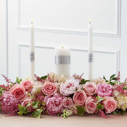 Worldwide Romance Unity Candle Arrangement – BERMAN'S FLOWERS, Kingsburg CA