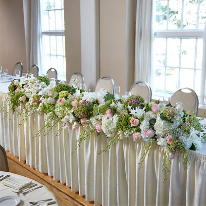 State of Joy Head Table Arrangement – BERMAN'S FLOWERS, Kingsburg CA