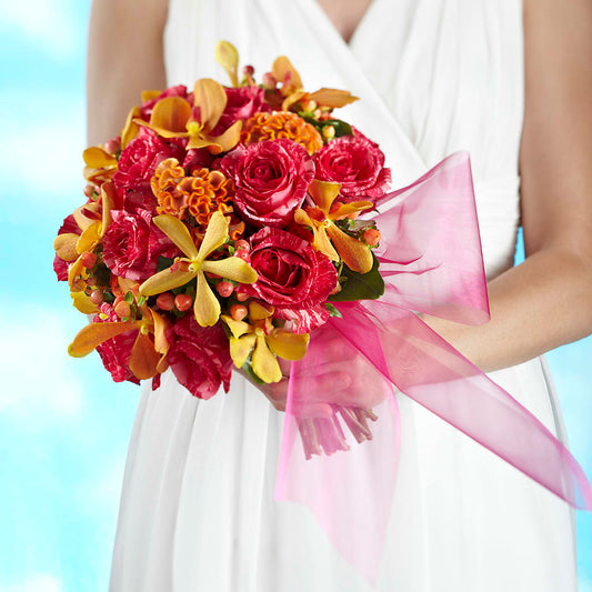 Brilliant Shades of Love Bouquet – BERMAN'S FLOWERS, Kingsburg CA