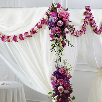 Color & Light Chuppah Decor – BERMAN'S FLOWERS, Kingsburg CA