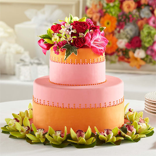Sweet Citrus Cake Decor – BERMAN'S FLOWERS, Kingsburg CA