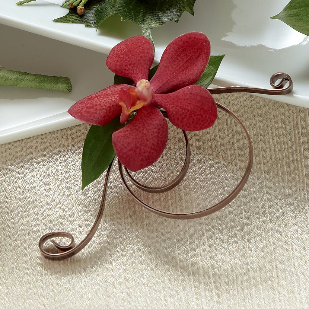 Red Mokara Boutonniere – BERMAN'S FLOWERS, Kingsburg CA